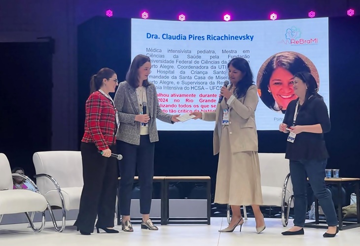 Médica da Santa Casa é homenageada durante Fórum de Mulheres Intensivistas