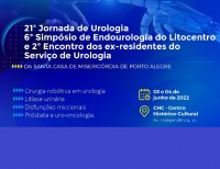 21º Jornada de Urologia será realizada nos dias 3 e 4 de junho